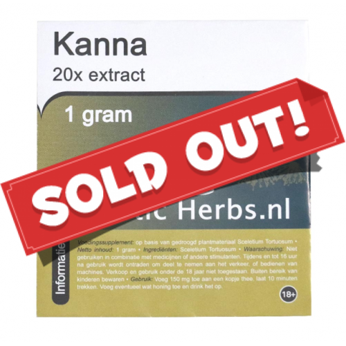 Køb Kanna 20x ekstrakt - 1 gram